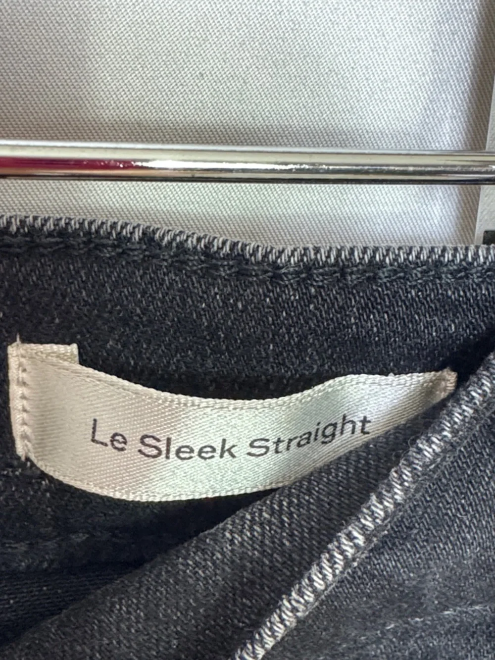 Frame Le Sleek High Waist Ankle Straight‎ Leg Jeans Size 29 Black Wash Meteor